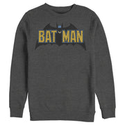 Men's Batman Caped Crusader Logo  Adult Sweatshirt