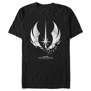 Men's Star Wars: Obi-Wan Kenobi Shattered Jedi Knight Emblem  Adult T-Shirt