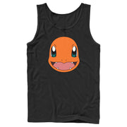 Men's Pokemon Charmander Smile  Adult Tank Top