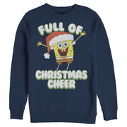 Men's SpongeBob SquarePants Full of Christmas Cheer  Adult Sweatshirt