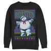 Men's Ghostbusters Ugly Christmas Roasted Marshmallow  Adult Sweatshirt