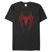 Men's Marvel Spider-Man Icon Badge  Adult T-Shirt