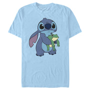 Men's Lilo & Stitch Froggie Stitch  Adult T-Shirt