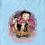 Men's Betty Boop Capricorn Zodiac  Adult T-Shirt