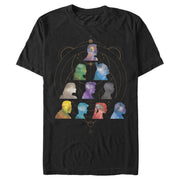 Men's Marvel Eternals Head Silhouettes  Adult T-Shirt