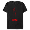 Men's The Batman Red Heroic Pose  Adult T-Shirt