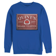 Men's Jaws Quint's Shark Charter  Adult Sweatshirt