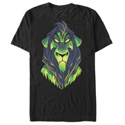 Men's Lion King Scary Geometric Scar  Adult T-Shirt