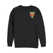 Men's Toy Story Bold Logo Badge  Adult Sweatshirt