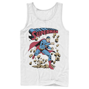 Men's Superman Hero Break Barriers  Adult Tank Top