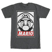 Men's Nintendo Mario Close Up  Adult T-Shirt