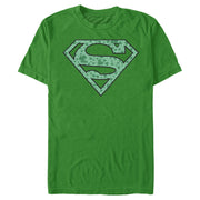 Men's Superman St. Patrick's Day Shamrock Logo  Adult T-Shirt