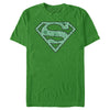 Men's Superman St. Patrick's Day Shamrock Logo  Adult T-Shirt