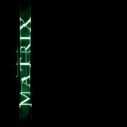 Men's The Matrix Vertical Logo  Adult T-Shirt