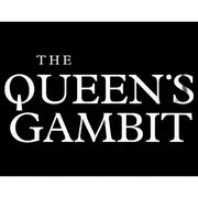 Men's The Queen's Gambit Black Logo  Adult T-Shirt