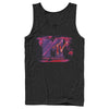 Men's MTV Dot Print Globe Logo  Adult Tank Top