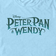 Men's Peter Pan & Wendy Simple Logo  Adult T-Shirt