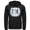 Men's Lost Gods Snorkel Cat andfish Bowl  Adult Pull Over Hoodie