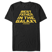 Men's Star Wars Best Father in the Galaxy  Adult T-Shirt