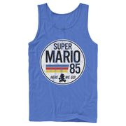 Men's Nintendo Super Mario Retro Rainbow Ring  Adult Tank Top