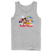 Men's Mickey & Friends Disney Squad Group Shot  Adult Tank Top