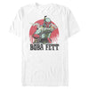 Men's Star Wars Boba Fett Retro Smoking Gun  Adult T-Shirt