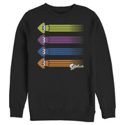 Men's Nintendo Splatoon Inkling Squid Rainbow  Adult Sweatshirt