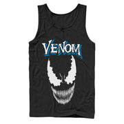 Men's Marvel Venom Face Logo  Adult Tank Top