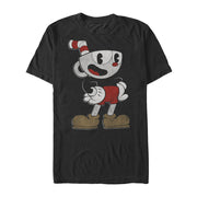 Men's Cuphead Happy Pose  Adult T-Shirt