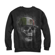 Men's Aztlan Smoke Skull  Adult Sweatshirt