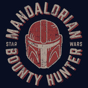 Men's Star Wars: The Mandalorian Helmet Stamp  Adult T-Shirt