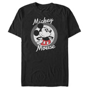 Men's Mickey & Friends Classic Circle  Adult T-Shirt