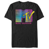 Men's MTV Stripe Logo  Adult T-Shirt