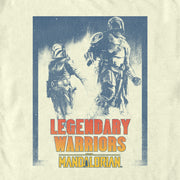 Men's Star Wars: The Mandalorian Legendary Warriors Poster  Adult T-Shirt