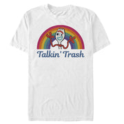 Men's Toy Story Forky Talkin' Trash Rainbow  Adult T-Shirt