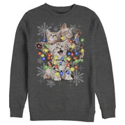 Men's Lost Gods Kitten Lights  Adult Sweatshirt