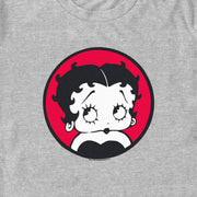 Men's Betty Boop Red Circle Betty  Adult T-Shirt