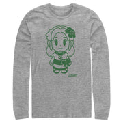 Men's Nintendo Legend of Zelda Link's Awakening Sleek Marin Avatar  Adult Long Sleeve Shirt