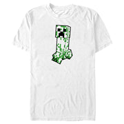 Men's Minecraft Creeper Creepin'  Adult T-Shirt