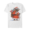 Men's Star Wars Christmas Santa Yoda  Adult T-Shirt