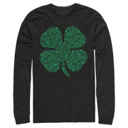 Men's Marvel St. Patrick's Day Hero Icon Clover  Adult Long Sleeve Shirt