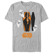 Men's Star Wars Halloween Darth Vader Coffin  Adult T-Shirt