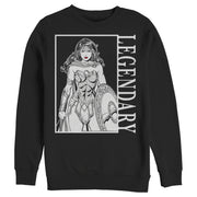 Men's Justice League Legendary Poster  Adult Sweatshirt