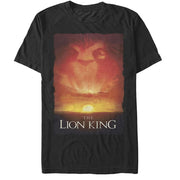 Men's Lion King Savannah Sunset  Adult T-Shirt