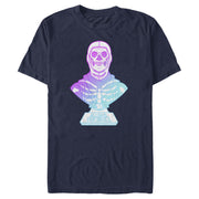 Men's Fortnite Skull Trooper All Hail Glow  Adult T-Shirt