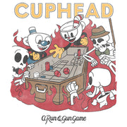 Men's Cuphead Playing Craps at the Devil's Casino  Adult T-Shirt