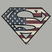 Men's Superman Vintage American S Logo  Adult T-Shirt