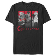 Men's Castlevania Hunter Character Panels  Adult T-Shirt