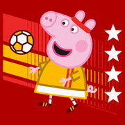 Men's Peppa Pig Spain Soccer  Adult T-Shirt