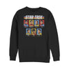 Men's Star Trek Rainbow Enterprise Crew Playing Cards  Adult Sweatshirt